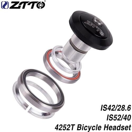 2021 carbon fiber Bicycle Headset 42mm 52mm CNC 1 1/8"-1 1/2" Tapered Tube fork Integrated Angular Contact Bearing