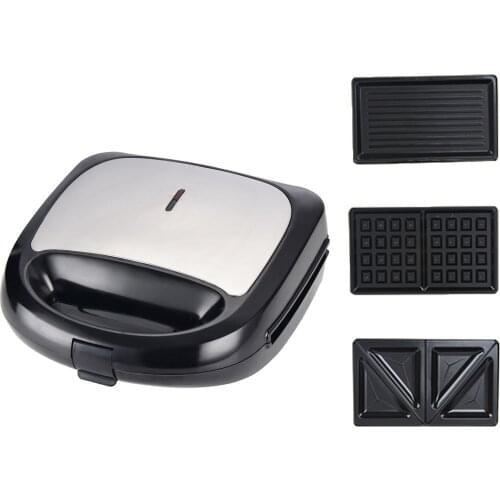 3 in 1 Waffle Maker Belgian Sandwich Iron Machine