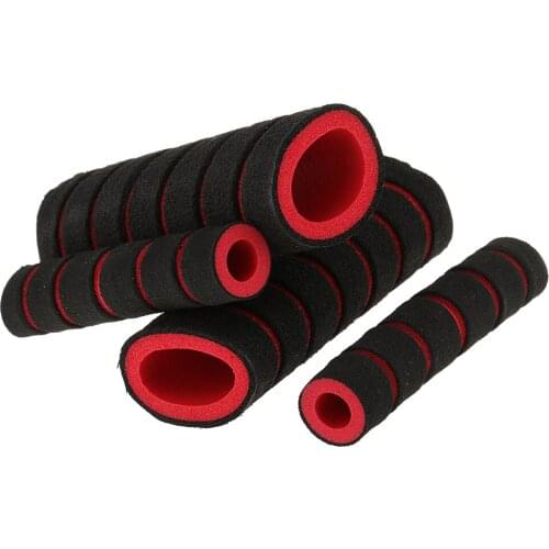 4 PIeces Motorcycle Foam Sponge Nonslip Handlebar Hand Grips Cover Set