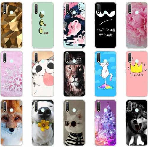 For VIVO Y19 Case Silicone VIVO Y19 Cover Soft TPU Phone back Case For VIVO Y19 Y 19 VIVOY19 bumper coque Cases shell