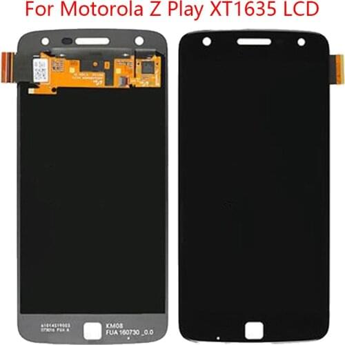 For Moto Z Play touch screen XT1635-01-02 LCD display digitizer assembly replacement LCD Motorola Z Play LCD