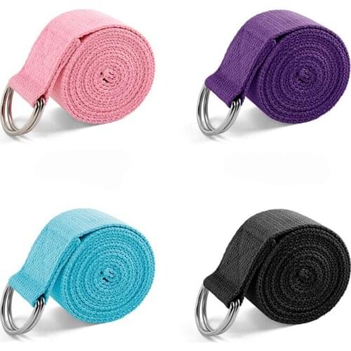 Yoga stretch band lacing band tension band stretch band beginner yoga rope auxiliary yoga supplies 183x3.8cm 250x3.8cm