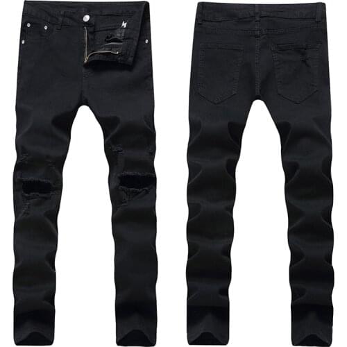 HMILY Ripped Jeans For Men
