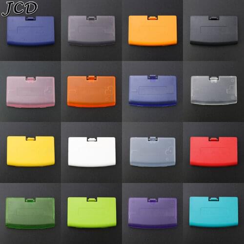 JCD 16 colors Battery Cover Back Door Lid Replace Housing Back Case For Nintendo Gameboy Advance GBA Console