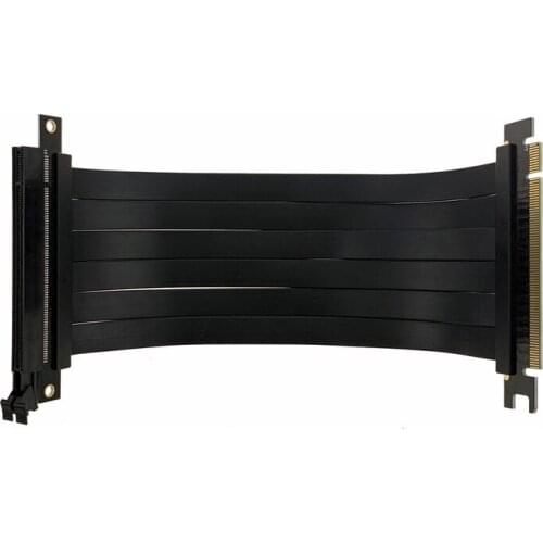 PCIE 3.0 16X Graphics Card Extension Cable Adapter Cable 180 Degrees 90 Degrees Full Speed Anti-Shielding Stability