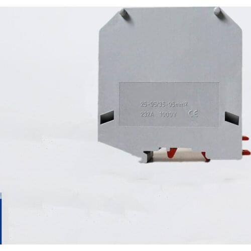 1pcs UK50N /95 slideway terminal uk50/95 square line voltage terminal row wiring row