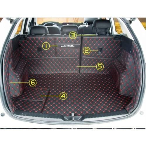 Car trunk mat for Mazda CX5 CX-5 2017 2018 2019 Cargo Liner Interior Accessories Carpet car styling Foot Trunk mat