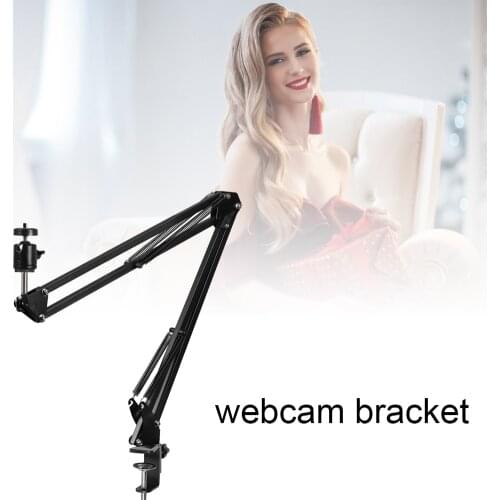 Webcam Bracket Universal Flexible Mobile Phone Holder Live Broadcast Fill Light Stand