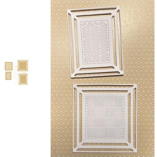 Square Rectangle Box Metal Cutting Dies DIY Scrapbooking Photo Album Decorative Embossing PaperCard Crafts Die