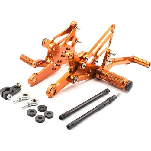 Motorcycle Rearset Footpeg For Honda CBR125 CBR150 CBR 150R 2004-2010 Adjustable Footrest For CBR 125 Pedal Rearset Foot Peg