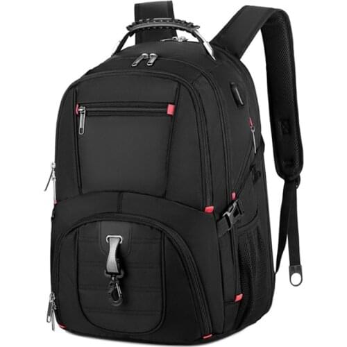 Laptop Backpack Male 17 Inch Travel Backpack Waterproof Backpack with USB Charging Port Computer Gaming Backpack