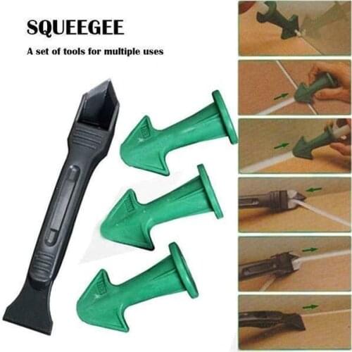 NEW Remover Caulk Finisher Sealant Smooth Scraper Grout Tools Set Glue Nozzle Cleaning Tile Dirt Tool Spatula Glue Shovel