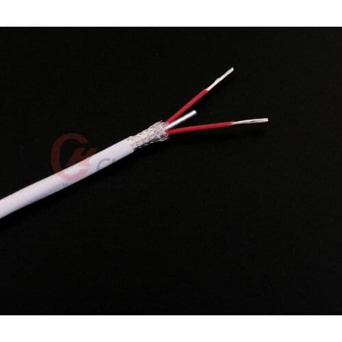 PT100 3-Core Silver-Plated PTFE Insulated Thermocouple Compensation Wire