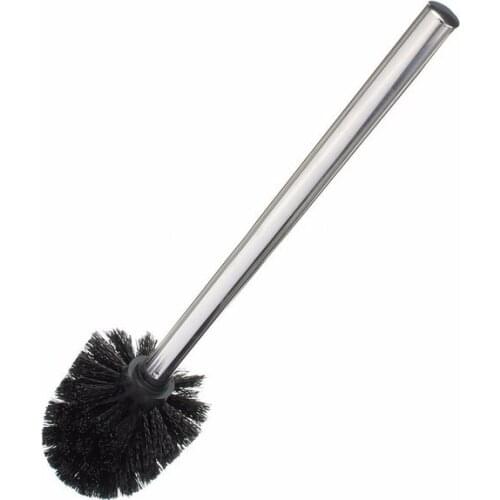 Stainless Steel WC Bathroom Cleaning Toilet Brush Black Head Holders High Quality Replacement For Bath Accessories