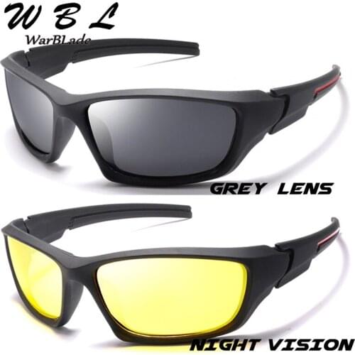 WarBLade 2019 Top Polarized Sunglasses Men Metal Hinges Polaroid lens Square Sun Glasses With Original Male Glasses