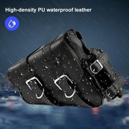 Tool Bag Luggage & Fuel Oil Bottle Holder Waterproof motorcycle side bags saddlebag Left Side Single Motorcycle Saddlebag