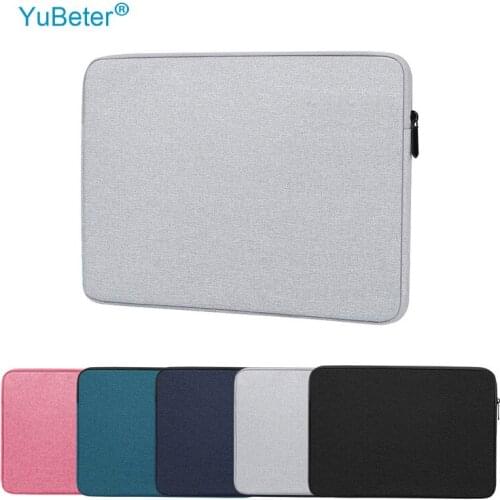 YuBeter Laptop Bag Computer Sleeve for Ipad Macbook Air Pro Lenovo HP 9.7 11 13 14 15 Inch Notebook Pouch Men Womens Briefcase