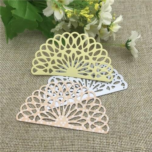 Sector Fan Metal Cutting die keychain shaker Heart Paper Key Chain Scrapbook Paper Craft Card Punch Art Knife Cutter