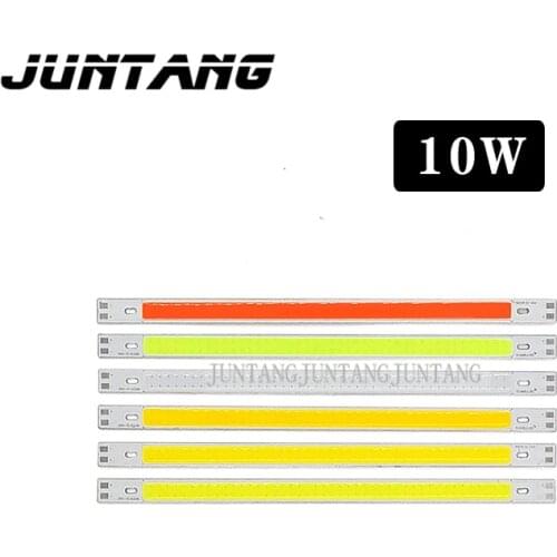 2pcs led COB integrated light source LED long light bar cob light source led light bar 10W highlight 12v red green blue white