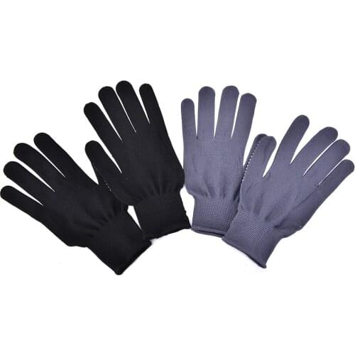 High Quality 1Pair Heat Resistant 21.5 x 13cm Hair Straightener Perm Curling Hairdressing Finger Glove