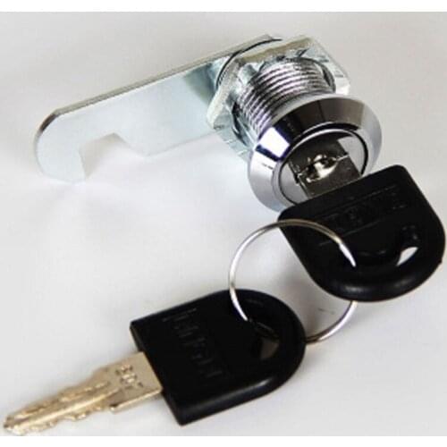 1 Pcs 16mm Security Drawer Cam Lock Cylinder Door Mailbox Cabinet Tool Box Lock 2 Keys Hardware Locks