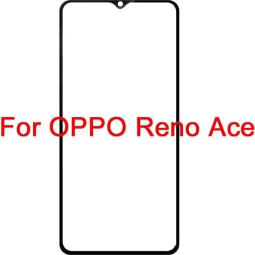 1PCS Outer Screen Front Touch Panel LCD Display For OPPO RENO 2 3 Z2 ACE ACE2 Out Glass Cover Lens Phone Repair Replace