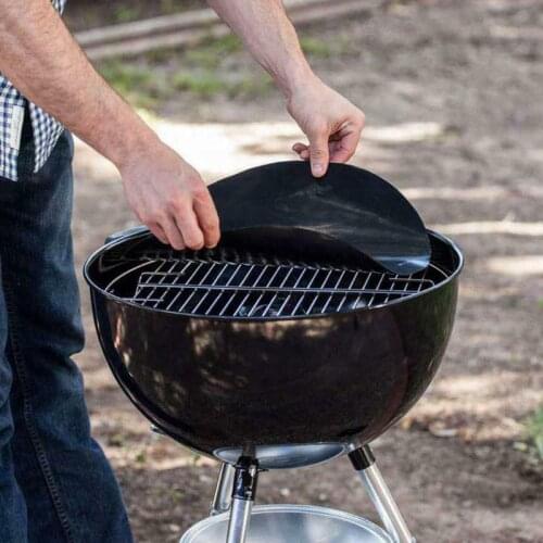 5pcs High Temperature Resistant Barbecue Mat Round Non Stick Oven Mat Household WXV Sale
