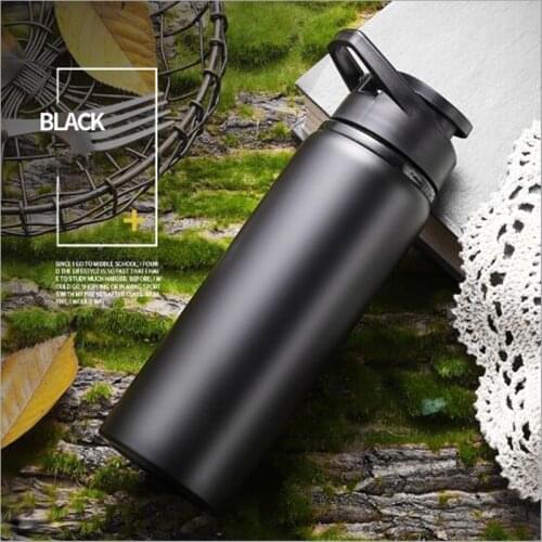 700ML Stainless Steel Sports Water Bottle For Gym Fitness Kettle Outdoor Camping Cycling Bicycle Bottle Drinkware Travel Mug
