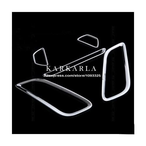 ABS Chrome interior outlet decoration ring 5pcs/lot For Ford Focus 3 MK3 2012 2013