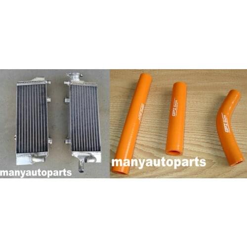 Radiator + silicone hose for KTM 125/150/200/250/300 SX/EXC 2008-2011 2009 2010 2011 08 09 10 11