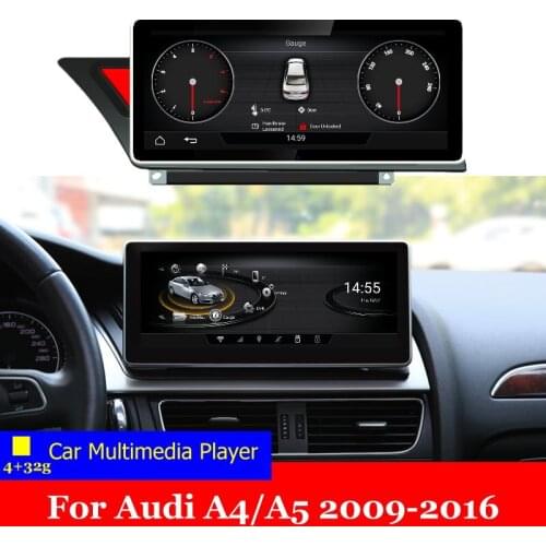 Car Android Multimedia Player For AUDI A4/A5 B8/8K 2009-2016 MMI Radio Stereo GPS Navigation System 3G/4G Carplay Androidauto