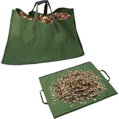 Large Capacity Garden Bag Reusable Leaf Bag Multipurpose Foldable Garden Garbage Bag Yard Storage Mat Collection Container