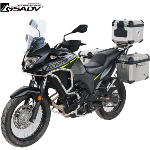 For Kawasaki Versys X300 Rear Motorcycle Trunk Aluminum Top Case Side Boxes Waterproof