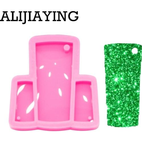 DY0457 Glossy Tumble Earrings and Necklace Silicone Mold Resin Pendant Mould for Epoxy Jewelry Making DIY Crafts