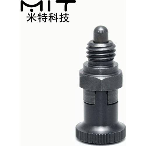M12 Self-locking Knob Index Plunger Positioning Pin Embedded Threaded Segmentation Indexing Plungers