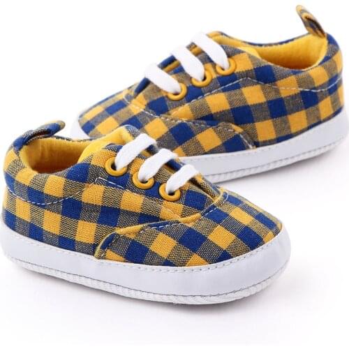 Newborn Baby Shoes Moccasins Fashiob Lattice Cotton Baby Girls Shoes First Walkers Toddler Shoes Girls Boys First Walkers