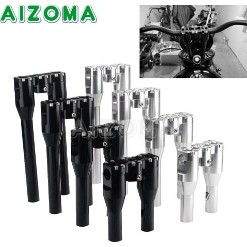Motorbike 6 8 10 12'' Handlebar Riser Kit For Harley Sportster XL 48 72 1200 883 Nightster 1-1/8" 28mm Upright Handle Bar Riser