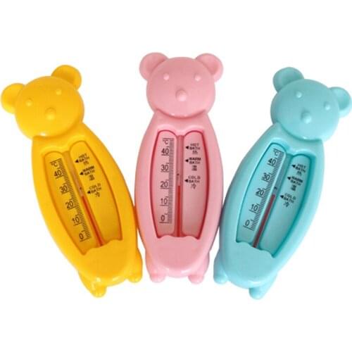 Cartoon Bear Baby Water Thermometer Kids Indoor Bath Toy Plastic Bath Water Sensor Meter Kids Baby Care Accessories Thermometer
