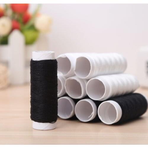 10 Spools Thread Set Home Embroidery Polyester Sewing Thread for Sewing Machine DIY Embroidery Hand Quilting Needlework Supplies