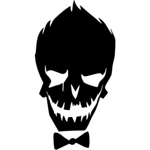 Car Stickers Wild Suicide Fashion PVC Car Decoration Accessories Decals Creative Waterproof Sunscreen Black/white,16cm*9cm