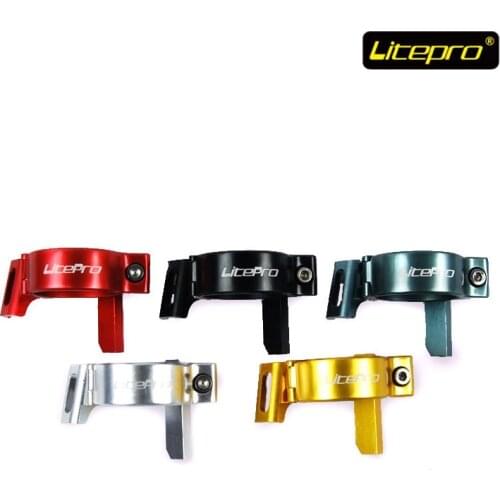 Litepro Front Derailleur Mounting Base Adapter seat CNC Aluminium Alloy Folding Bike derailleur Refiting Accessories