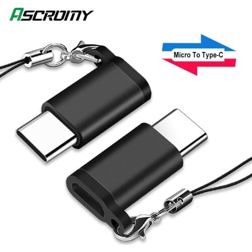 Micro USB to Type C Adapter Converter for Xiaomi Mi 10 Redmi Note 8 Pro Mi10 Huawei Oneplus 7 One Plus 7T Samsung Note 10 Type-C