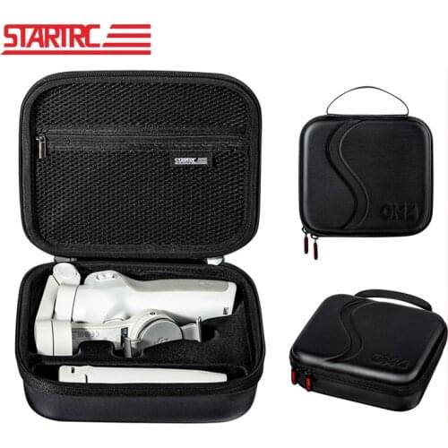 For DJI OM4 Portable Carrying Case PU Handbag Hard for DJI Osmo Mobile 4 3 Smart Phone Handheld Gimbal Accessories Storage Bag