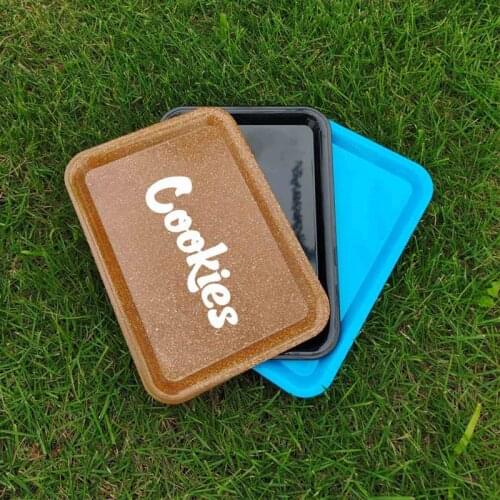 Portable Rolling Tray Tobacco Rolling Tray Metal Cigarette Smoking Rolling Tray Herb Cigarette Tray Rolling Paper Plate