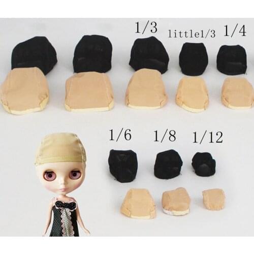1/12 1/8 1/6 1/4 1/3 Head Clear Silicone Wig Cap Protection Cover for BJD Dollfie Doll Anti-Slip MSD AOD DOD Dollfie