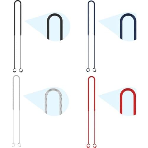 Anti-Lost Strap Soft Silicone Headset Hanging Neck Rope Sweatproof Sports Anti-lost Cords for -Galaxy Buds Pro Earphone