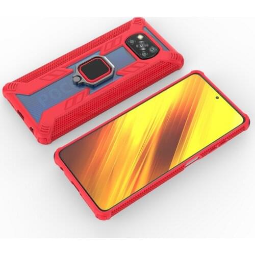 Luxury Bracket Ring Case For POCO X3 NFC case POCO X3 Full Cover For POCO X3 NFC X2 Soft Silicone hard Holder