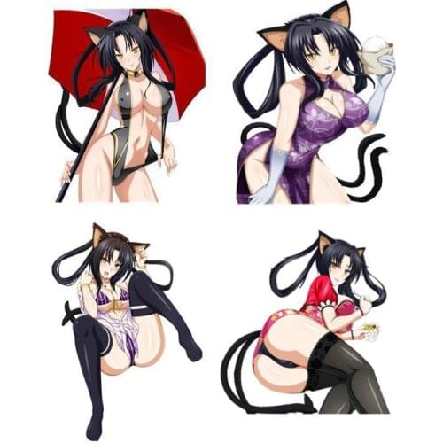 HIGH SCHOOL DXD Kuroka Render Decal Anime Sex Girl Car Hood Sticker Bumper Motorcycle Decal Vinyl Scratches Waterproof PVC