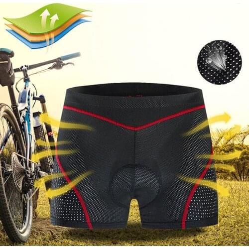 Cycling Shorts Breathable Underwear 5D Gel Pad Shockproof Cycling Underpant MTB Shorts Racing Bike Underwear Man Woman Shorts