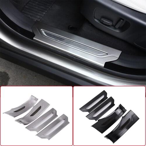 For Land Rover Range Rover Velar 2017-2021 Stainless Steel Inside Door Sill Protector Pedal ​Scuff Plate Cover Trims Accessories